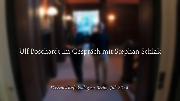 Videostill aus "Unternehmen Unseld - Ulf Poschardt im Gespräch mit Stephan Schlak"